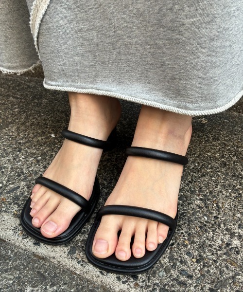 AIC.(エーアイシー)の「ダブルベルトラウンドソールサンダル(サンダル・レディース・その他1/ブラック・LARGE/MEDIUM)」の15枚目の写真