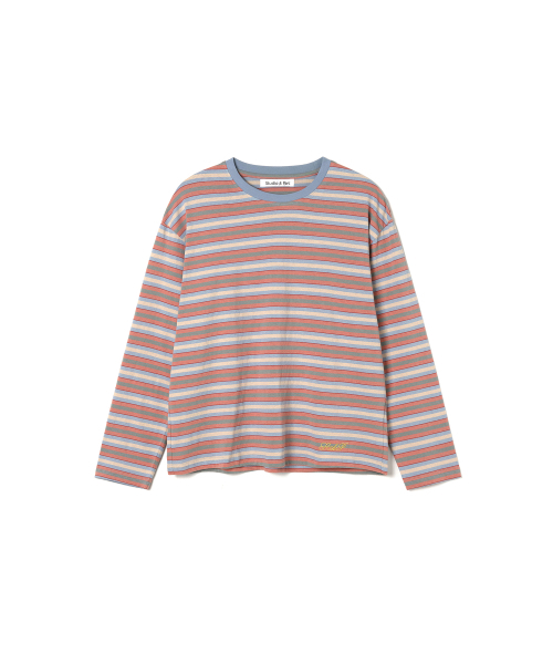 STUDIO&PARC(スタジオアンドパルク)の「Multi Striped T-Shirt_Blue(Tシャツ/カットソー・レディース・ブルー・FREE)」の6枚目の写真