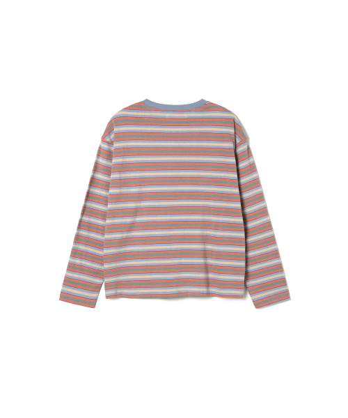 STUDIO&PARC(スタジオアンドパルク)の「Multi Striped T-Shirt_Blue(Tシャツ/カットソー・レディース・ブルー・FREE)」の7枚目の写真