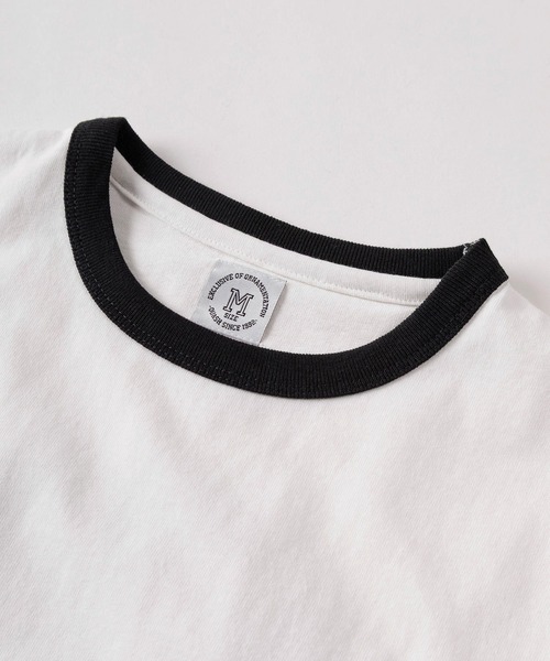 make a ray!(メイク ア レイ!)の「【84】ヴィンテージライク バックプリント クールタッチ 接触冷感 リンガーTシャツ/ユニセックス/レディース/メンズ(Tシャツ/カットソー・メンズ・ブラック系その他/ブラック/レッド/グリーン・L/M)」の8枚目の写真