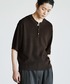 WYM LIDNM（ウィム バイ リドム）の「AZE H/S KNIT HENLEY（ニット/セーター・M）」