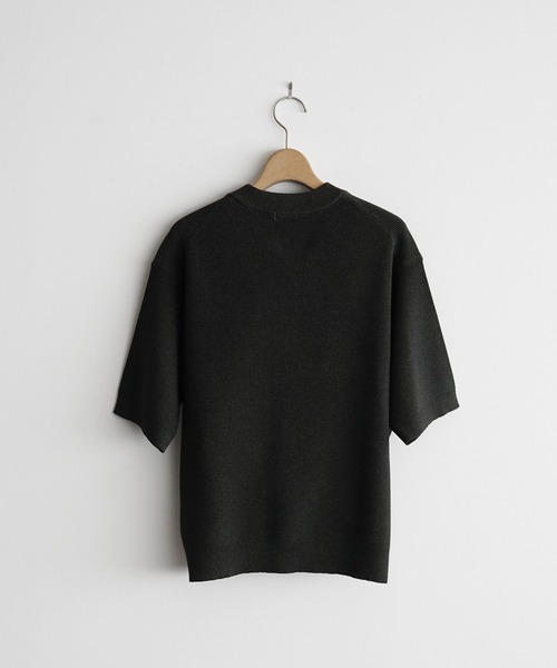 WYM LIDNM（ウィム バイ リドム）の「AZE H/S KNIT HENLEY（ニット/セーター・メンズ・グレー/ブラウン/チャコール・S/M/L）」の21枚目の写真