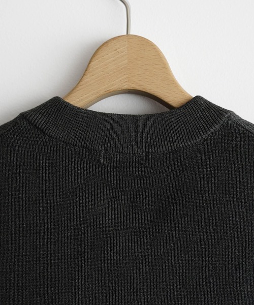 WYM LIDNM（ウィム バイ リドム）の「AZE H/S KNIT HENLEY（ニット/セーター・メンズ・グレー/ブラウン/チャコール・S/M/L）」の22枚目の写真
