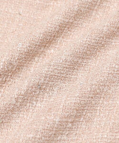 MAJESTIC LEGON（マジェスティックレゴン）の「キラキラツイードミディブルゾン（ブルゾン・レディース・アイボリー/ピンク/ブラック・MEDIUM）」の17枚目の写真