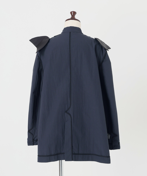 VERMEIL par iena(ヴェルメイユパーイエナ)の「《手洗い可》Dry Touch Collarless ジャケット(ノーカラージャケット・レディース・ネイビー・38/36)」の15枚目の写真