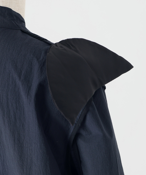 VERMEIL par iena(ヴェルメイユパーイエナ)の「《手洗い可》Dry Touch Collarless ジャケット(ノーカラージャケット・レディース・ネイビー・38/36)」の19枚目の写真