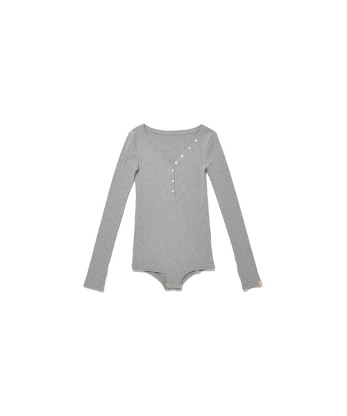 DLESS(ドレス)の「Cardigan bodysuits/カーディガンボディスーツ(Tシャツ/カットソー・レディース・ゴールド系その他/グレー/ブラック×ピンク/ベビーピンク・XS/S)」の7枚目の写真
