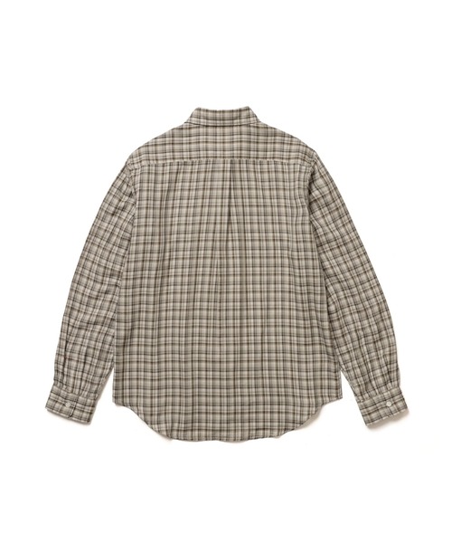 MR.OLIVE(ミスターオリーブ)の「【MR.OLIVE/ミスターオリーブ】DOUBLE GAUZE MADRAS CHECK / REGULAR COLLAR SHIRT / M261114(シャツ/ブラウス・メンズ・カーキ/ブラック・S/M)」の5枚目の写真