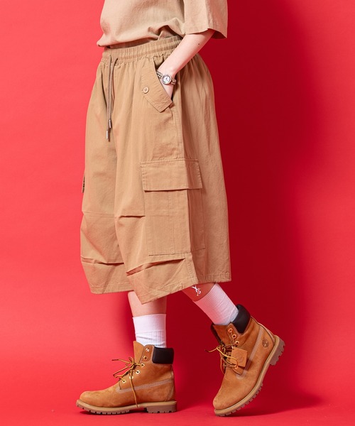 a.p.o.v.(エーピーオービー)の「a.p.o.v. ライトコットンバギーカーゴハーフパンツ(カーゴパンツ・メンズ・ブラック/チャコール/ベージュ/カーキ・ONESIZE)」の3枚目の写真