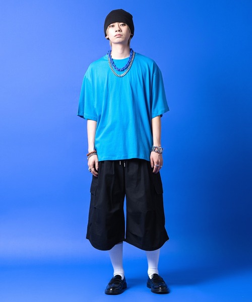 a.p.o.v.(エーピーオービー)の「a.p.o.v. ライトコットンバギーカーゴハーフパンツ(カーゴパンツ・メンズ・ブラック/チャコール/ベージュ/カーキ・ONESIZE)」の8枚目の写真