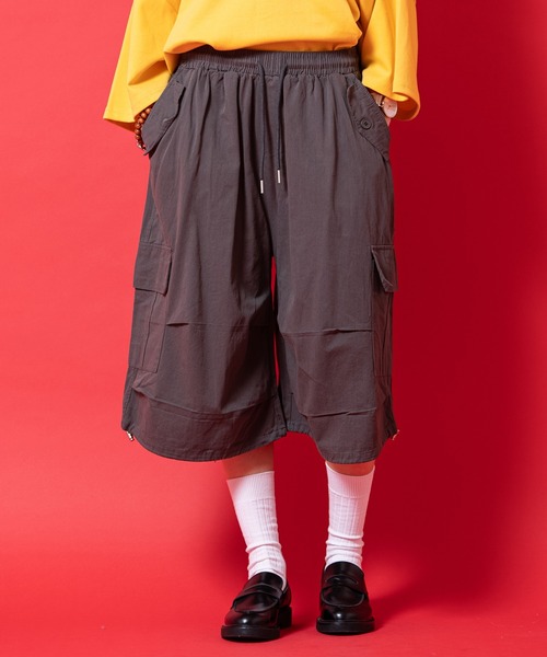 a.p.o.v.(エーピーオービー)の「a.p.o.v. ライトコットンバギーカーゴハーフパンツ(カーゴパンツ・メンズ・ブラック/チャコール/ベージュ/カーキ・ONESIZE)」の9枚目の写真