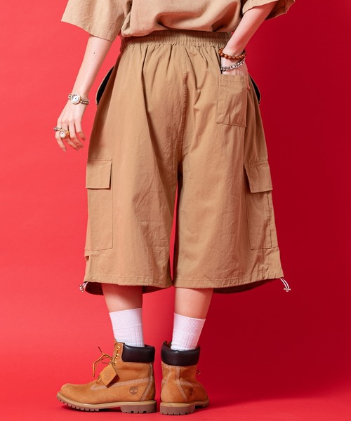 a.p.o.v.(エーピーオービー)の「a.p.o.v. ライトコットンバギーカーゴハーフパンツ(カーゴパンツ・メンズ・ブラック/チャコール/ベージュ/カーキ・ONESIZE)」の11枚目の写真
