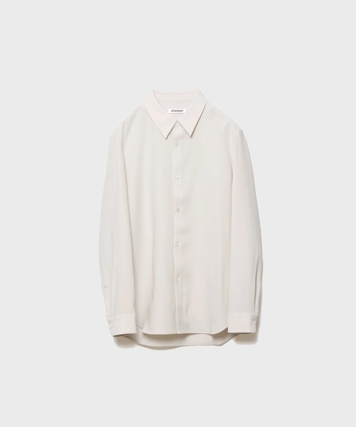 ATTACHMENT（アタッチメント）の「【ATTACHMENT/アタッチメント】PE CONPACT TWILL REGULAR COLLAR DRESS SHIRTS/ポリエステルコンパクトツイル レギュラーカラードレスシャツ（シャツ/ブラウス・メンズ・ライトブルー/ホワイト/ライトグレー・2）」の2枚目の写真