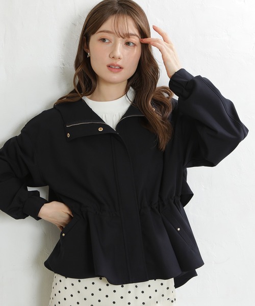 ASTORIA ODIER(アストリアオディール)の「ペプラムマウンテンパーカー(マウンテンパーカー・レディース・ネイビー/アイボリー・MEDIUM)」の10枚目の写真