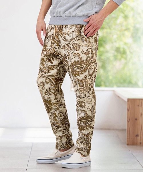 CAMBIO(カンビオ)の「mp14942- ゴブランテーパードパンツ(HLCM0266)(その他パンツ・メンズ・ベージュ/ブラック・M/L/XL)」の3枚目の写真