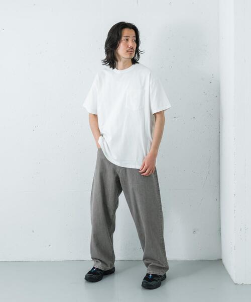 THE NORTH FACE PURPLE LABEL（ザ ノースフェイス パープルレーベル）の「THE NORTH FACE PURPLE LABEL　8OZ FIELD POCKET T-SHIRTS（Tシャツ/カットソー・メンズ・イエロー系その他/ダークグレー/ライトグレー/オフホワイト/ブラック・X-LARGE/LARGE/MEDIUM）」の8枚目の写真