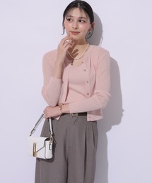 本日限定価格‼️Apuweiser-riche ギャザーリボントップス ピンク Fubail / ギャザーリボントップス