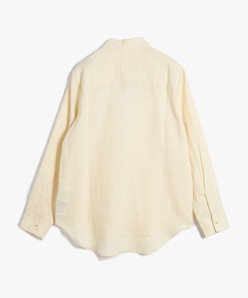 TOMMY HILFIGER(トミーヒルフィガー)の「リネンリラックスシャツ(シャツ/ブラウス・レディース・ピンク/ホワイト/ブルー・38inch/36inch/34inch/32inch)」の8枚目の写真