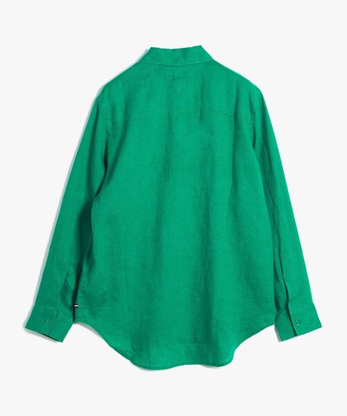 TOMMY HILFIGER(トミーヒルフィガー)の「リネンリラックスシャツ(シャツ/ブラウス・レディース・ピンク/ホワイト/ブルー・38inch/36inch/34inch/32inch)」の18枚目の写真