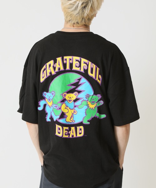 Grateful Dead（グレイトフルデッド）の「GRATEFUL DEAD グレイトフル・デッド オーバーサイズ メンズ レディース 半袖プリントTシャツ（Tシャツ/カットソー・メンズ・ホワイト系1/ホワイト系2/ブラック系2/グリーン系1/ネイビー系2/グレー系1/ベージュ系2/パープル系1・XL/L/M）」の3枚目の写真