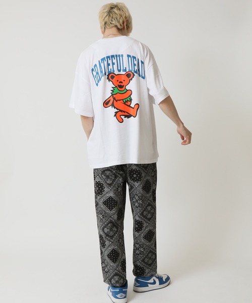 Grateful Dead（グレイトフルデッド）の「GRATEFUL DEAD グレイトフル・デッド オーバーサイズ メンズ レディース 半袖プリントTシャツ（Tシャツ/カットソー・メンズ・ホワイト系1/ホワイト系2/ブラック系2/グリーン系1/ネイビー系2/グレー系1/ベージュ系2/パープル系1・XL/L/M）」の12枚目の写真