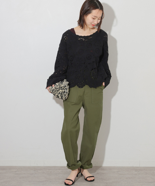 JOURNAL STANDARD relume(ジャーナルスタンダード レリューム)の「《WEB限定追加3》ベイカーパンツ(カーゴパンツ・レディース・ベージュ/カーキ・34/36/38/40)」の21枚目の写真