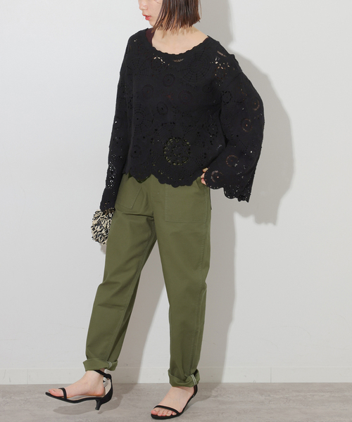 JOURNAL STANDARD relume(ジャーナルスタンダード レリューム)の「《WEB限定追加3》ベイカーパンツ(カーゴパンツ・レディース・ベージュ/カーキ・34/36/38/40)」の22枚目の写真