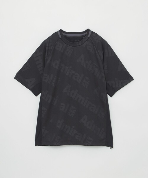 BLACK LABEL CRESTBRIDGE(ブラックレーベル・クレストブリッジ)の「【WEB・一部店舗限定】【BLACK lab.×Admiral】メッシュジャカードロゴTシャツ(Tシャツ/カットソー・メンズ・ブラック・M/L)」の8枚目の写真