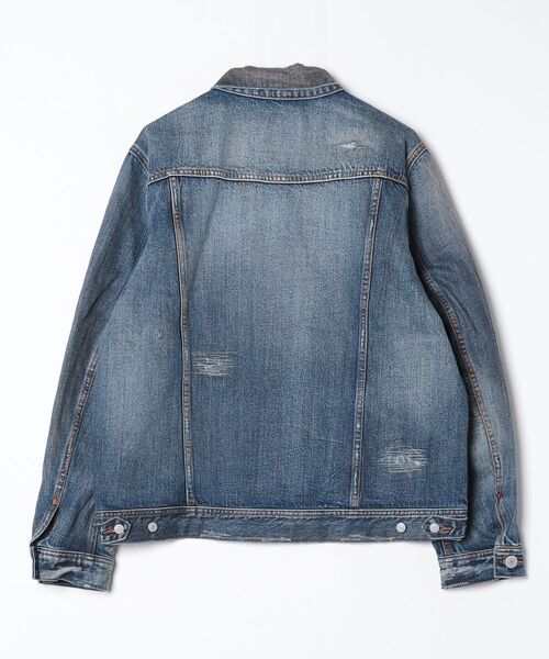 TMT(ティーエムティー)の「12oz SOFT DENIM TRUCKER JACKET(VINTAGE processing.)(デニムジャケット・メンズ・ライトインディゴブルー・MEDIUM/LARGE/X-LARGE)」の10枚目の写真