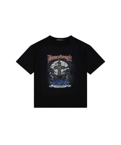 DAUSPICE(ディーオスピス)の「(DUC) BB Cross Graphic T-Shirt Black(Tシャツ/カットソー・メンズ・ブラック・MEDIUM/LARGE)」の1枚目の写真