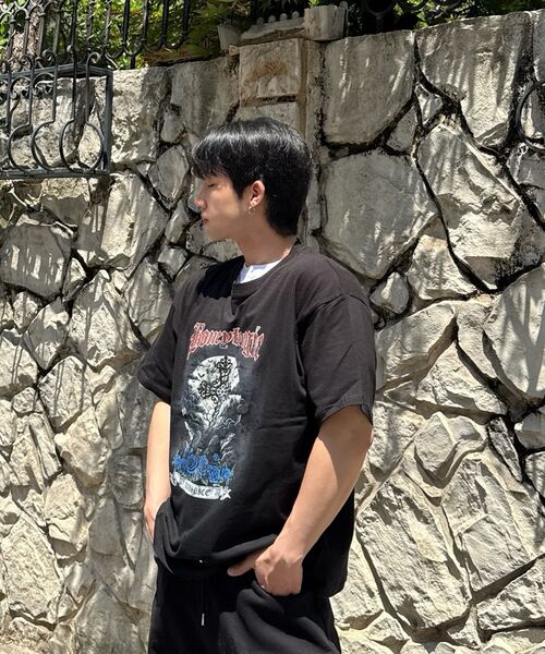 DAUSPICE(ディーオスピス)の「(DUC) BB Cross Graphic T-Shirt Black(Tシャツ/カットソー・メンズ・ブラック・MEDIUM/LARGE)」の4枚目の写真