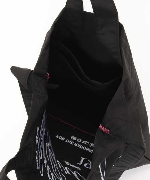 OUTDOOR PRODUCTS(アウトドアプロダクツ)の「OUTDOOR PRODUCTS / アウトドアプロダクツ ナイロンロゴトートBAG(トートバッグ・レディース・チョコ/ブラック/グリーン/ブラウン・FREE)」の7枚目の写真