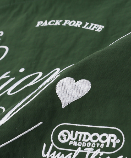 OUTDOOR PRODUCTS(アウトドアプロダクツ)の「OUTDOOR PRODUCTS / アウトドアプロダクツ ナイロンロゴトートBAG(トートバッグ・レディース・チョコ/ブラック/グリーン/ブラウン・FREE)」の14枚目の写真