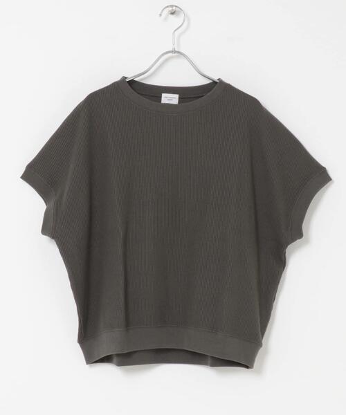 URBAN RESEARCH DOORS(アーバンリサーチドアーズ)の「タックフライスフレンチTシャツ(Tシャツ/カットソー・レディース・ネイビー/ナチュラル/レッド系その他/ブルー/チャコールグレー/オレンジ系その他・FREE)」の14枚目の写真