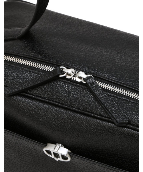athe（アテ）の「[FIDELE] ブラックレザーフィデルショルダーバッグ M AABA6F270BK（ショルダーバッグ・レディース・ブラック・FREE）」の10枚目の写真
