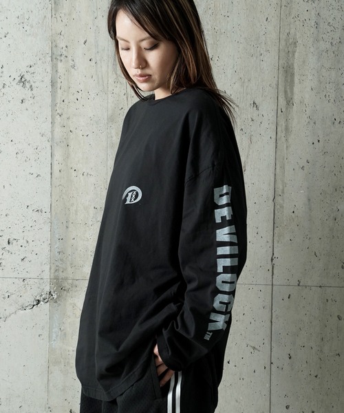 DEVILOCK(デビロック)の「DEVILOCK SLEEVE LOGO BIG TEE(Tシャツ/カットソー・メンズ・ブラック/ホワイト・FREE)」の3枚目の写真