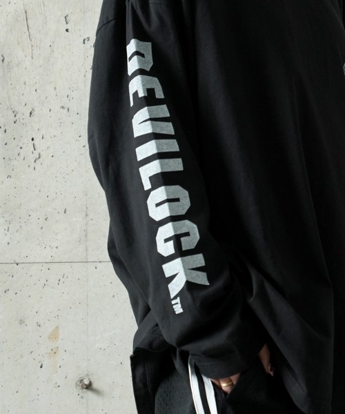 DEVILOCK(デビロック)の「DEVILOCK SLEEVE LOGO BIG TEE(Tシャツ/カットソー・メンズ・ブラック/ホワイト・FREE)」の5枚目の写真