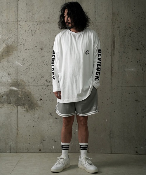 DEVILOCK(デビロック)の「DEVILOCK SLEEVE LOGO BIG TEE(Tシャツ/カットソー・メンズ・ブラック/ホワイト・FREE)」の7枚目の写真
