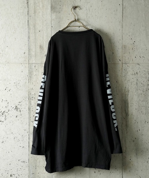 DEVILOCK(デビロック)の「DEVILOCK SLEEVE LOGO BIG TEE(Tシャツ/カットソー・メンズ・ブラック/ホワイト・FREE)」の13枚目の写真