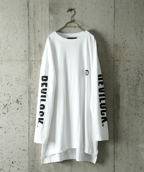 DEVILOCK(デビロック)の「DEVILOCK SLEEVE LOGO BIG TEE(Tシャツ/カットソー・メンズ・ブラック/ホワイト・FREE)」の14枚目の写真