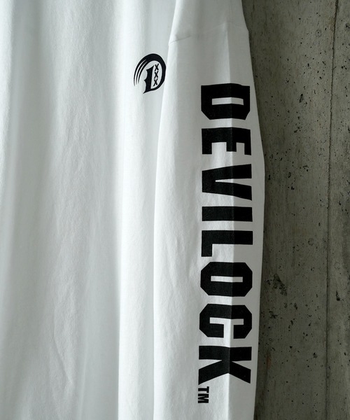 DEVILOCK(デビロック)の「DEVILOCK SLEEVE LOGO BIG TEE(Tシャツ/カットソー・メンズ・ブラック/ホワイト・FREE)」の19枚目の写真