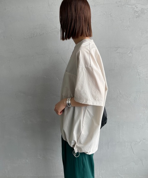 NANGA（ナンガ）の「[NANGA/ナンガ] DotAir COMFY ショートスリーブ ポケットTシャツ（Tシャツ/カットソー・レディース・ブラック/グリーン/ベージュ・L/XL/M）」の21枚目の写真