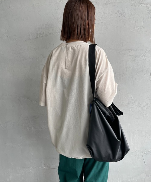 NANGA（ナンガ）の「[NANGA/ナンガ] DotAir COMFY ショートスリーブ ポケットTシャツ（Tシャツ/カットソー・レディース・ブラック/グリーン/ベージュ・L/XL/M）」の22枚目の写真