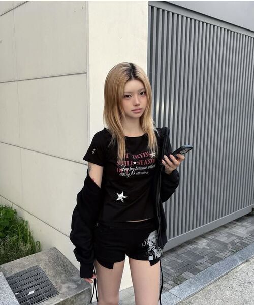 GILAARCHIVE(ギラアーカイブ)の「GLASSES GIRL STRING SHORT_BLACK(その他パンツ・レディース・その他・FREE)」の13枚目の写真