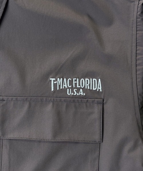 T-MAC OUTING(ティーマック アウティング)の「接触冷感 ナイロンストレッチ 半袖ワークシャツ(シャツ/ブラウス・メンズ・ブラック/ベージュ/ブラウン・M/L/LL)」の7枚目の写真
