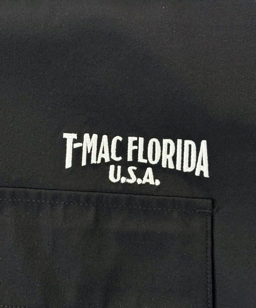 T-MAC OUTING(ティーマック アウティング)の「接触冷感 ナイロンストレッチ 半袖ワークシャツ(シャツ/ブラウス・メンズ・ブラック/ベージュ/ブラウン・M/L/LL)」の9枚目の写真