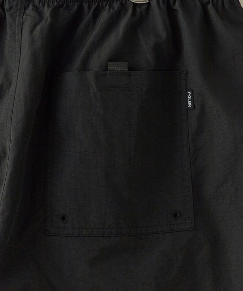 POLeR(ポーラー)の「POLeR/ポーラー NYLON WIDE STUFF SHORTS 6inch ナイロンワイドスタッフショーツ 2026年 夏 夏服(その他パンツ・メンズ・ブラック/ネイビー/グレー/オリーブ/サーモンピンク・M/L/XL)」の8枚目の写真