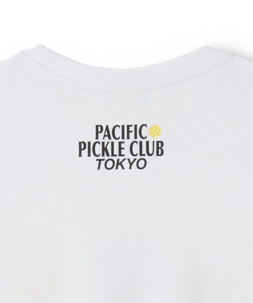 Pacific PICKLE CLUB（パシフィックピックルクラブ）の「PPC LOGO DRY T-SHIRT（Tシャツ/カットソー・メンズ・ホワイト・M/L）」の5枚目の写真
