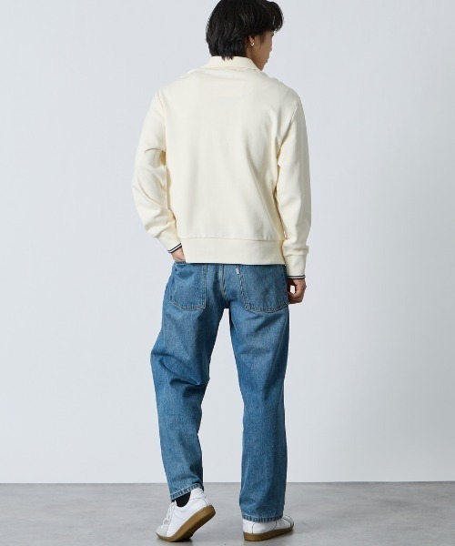 FRED PERRY（フレッドペリー）の「【WEB限定】[FRED PERRY/フレッドペリー] ハーフジップ ポロカラースウェット（スウェット・レディース・ネイビー/アイボリー・M/S/L）」の17枚目の写真