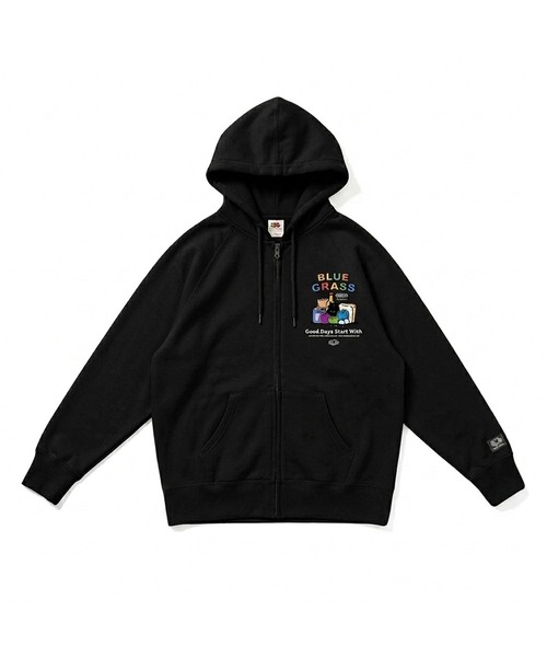FRUIT OF THE LOOM(フルーツオブザルーム)の「BENNYS MORNING ZIP-UP HOODIE 2(パーカー・メンズ・アイボリー/ブラック・M/L)」の2枚目の写真